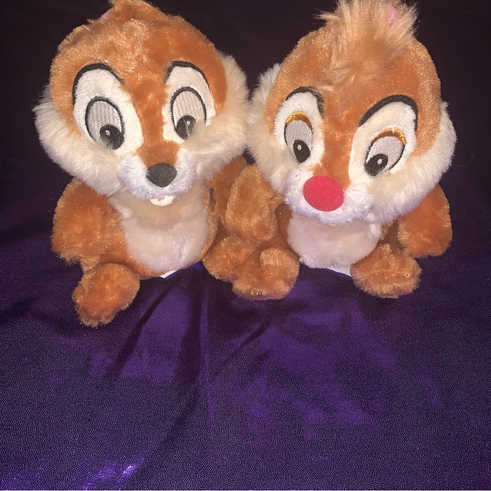 Chip and Dale Disney Stuffed Animal Set